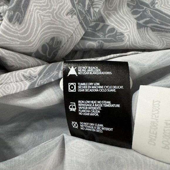 Huk Fishing Button Front Shirt 2XL Gray Fish All Over Print Short Sleeve TP-3069 - Picture 8 of 8